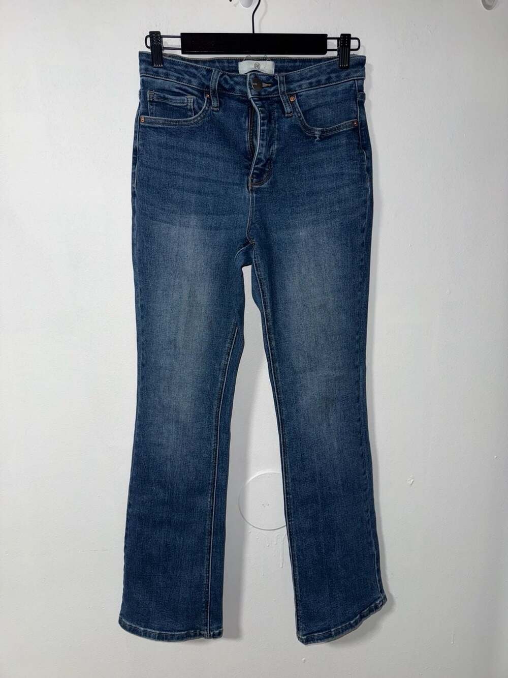 Risen Los Angeles High-Rise Medium Wash Straight Leg Jeans Size 5/27